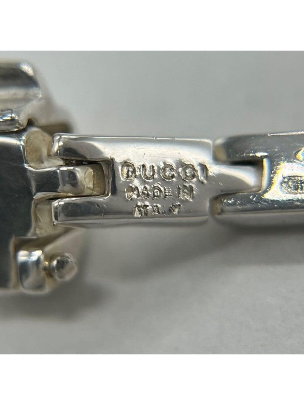 Gucci Belt ID Plate Bracelet Vintage - Picture 7 of 16